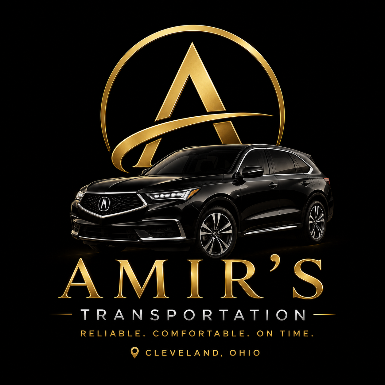 Amir's Transportation logo